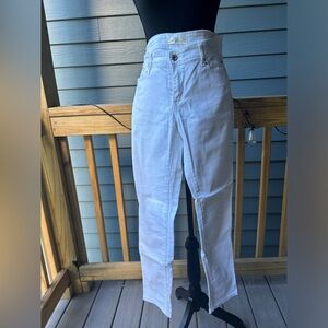 Levi’s white denim skinny